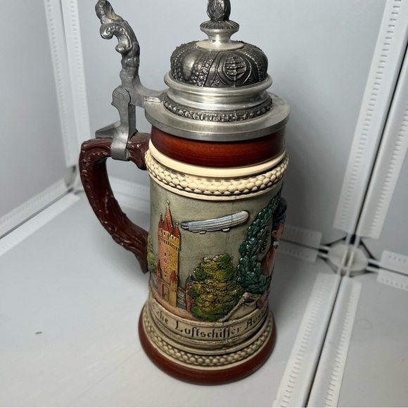 Original THEWALT Limited STEIN: GRAF ZEPPLEIN Luftschiffer Frankfort 1900 - Picture 8 of 10